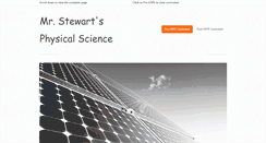 Desktop Screenshot of mrstewartsphysicalscience.com